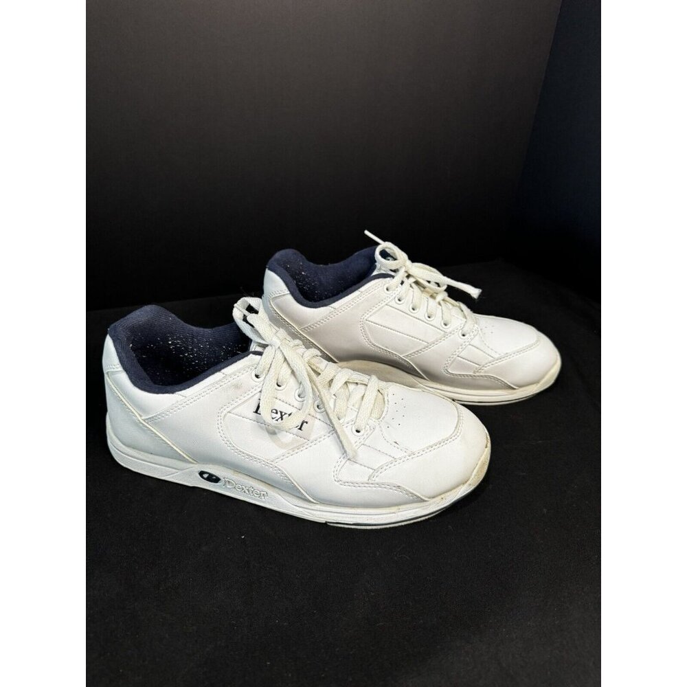 Dexter Bowling Shoes Ricky II B1836-9 Men's Size 8.5 White Leather